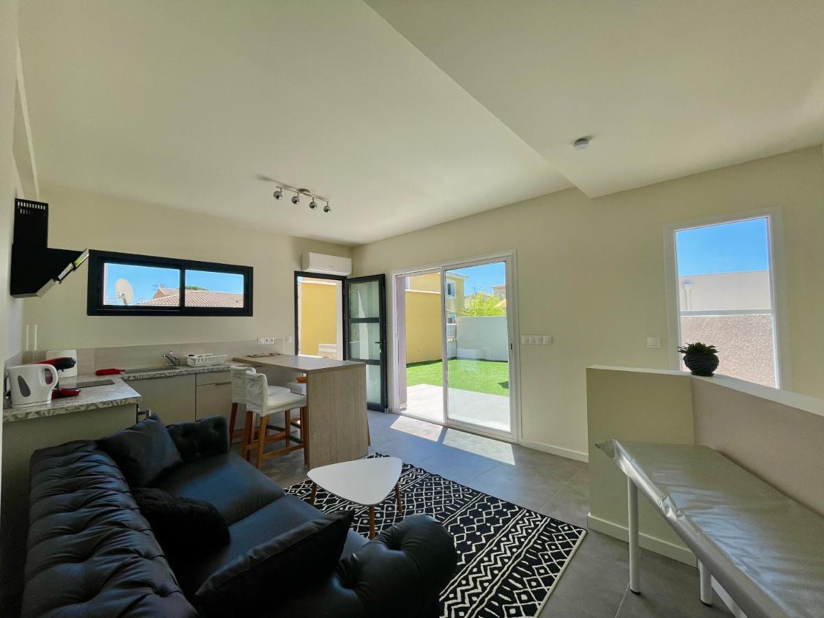 Appartement Souplex Jardin Proche Autoroute, Plages Et Attractions, Wifi - Tv, Calme Bessan Екстериор снимка