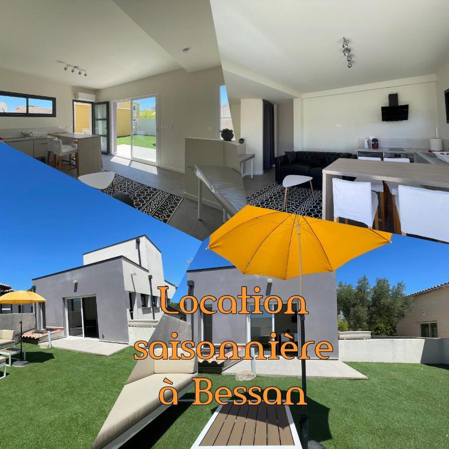 Appartement Souplex Jardin Proche Autoroute, Plages Et Attractions, Wifi - Tv, Calme Bessan Екстериор снимка