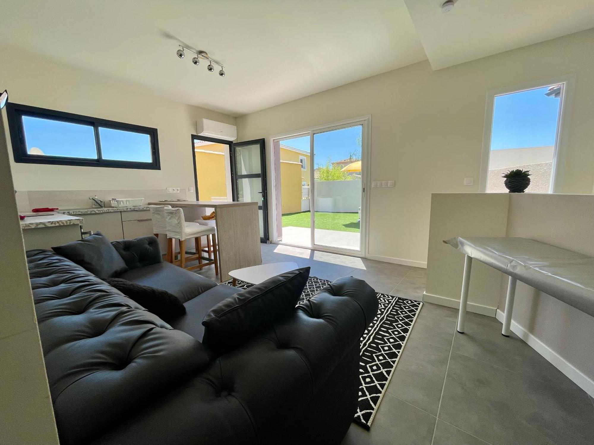 Appartement Souplex Jardin Proche Autoroute, Plages Et Attractions, Wifi - Tv, Calme Bessan Екстериор снимка